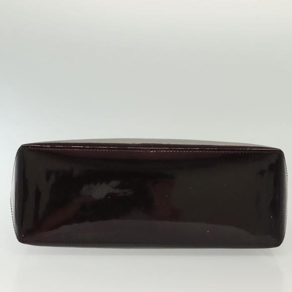 LOUIS VUITTON Monogram Vernis Wilshire PM Hand Bag Amarante M93641 Auth 130723 - Picture 5 of 16
